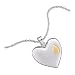 Sterling Silver Memorial Heart Pendant Necklace