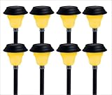 Westinghouse Solar Lighting 387008-08 Kendal 8 Piece Solar Light Set in Black