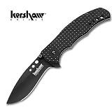 Kershaw Black Boa Folding Knife Plain