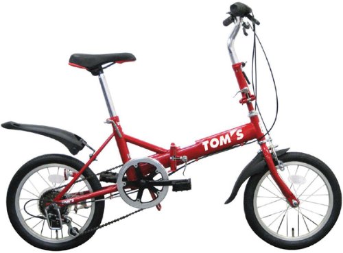 TOYOTA TEAM TOMS トムス MG-TO166 レッド 16インチ折畳み自転車