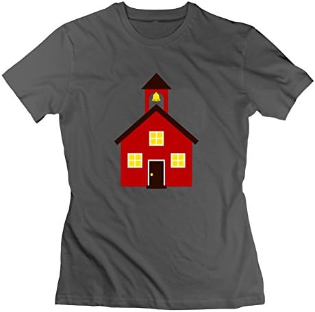 Women Old House Gray Customizable Lovely Casual T Shirt Shirts X-large