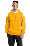 Pullover Hooded Sweatshirt with Contrast Color