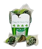 Belgian Dark Chocolate Dipped St. Patrick's Day Fortune Cookies