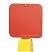 Kimberly Clark 14541 Plastic Frame Lock-In Sign for Lamba Cone, 8" Width x 8" Height, Red