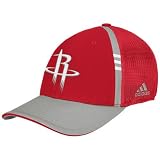 adidas Houston Rockets Red On Court Flex Fit Hat