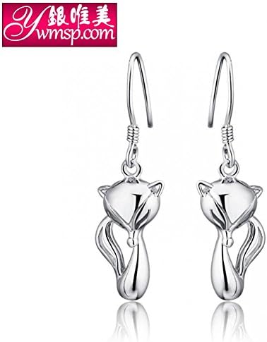 JuliesDeal Cute fox Earrings Jewelry Earrings Korean Korean hot fashion jewelry silver price mix