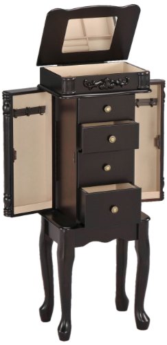 Acme 16008 Tiana Jewelry Armoire, Espresso Finish On Sale