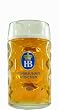 0.5 Liter HB Hofbrauhaus Munchen Dimpled Glass Beer Stein