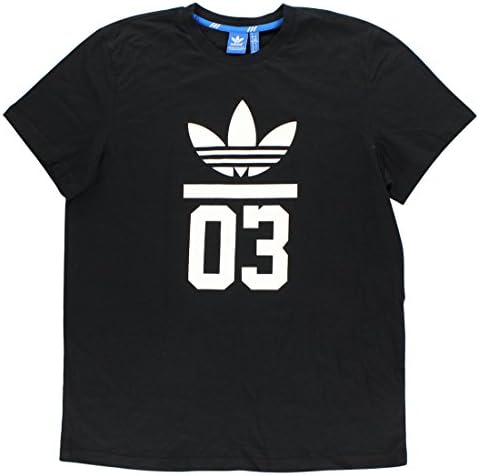 adidas Originals Men's 3 Foil Tee, Black, XX-Large