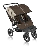 Baby Jogger City Classic Double Stroller, Brown & Stone