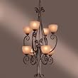 Minka Caspian Golden Bronze Chandelier (Foyer) 730-355