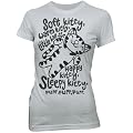 Soft Kitty Warm Kitty Ladies White Fitted T-Shirt