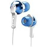 iLuv IEP322BLU Empire City Lights In-ear Super Bass Earphones for iPod, iPhone, MP3 and CD players – Blue