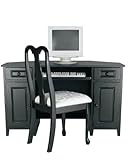 Desk - Ebony (Ebony) (50" W x 28" D x 30 1/4" H)