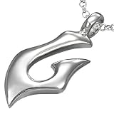 Stainless Steel Tribal Pendant & Chain - Length 50cms