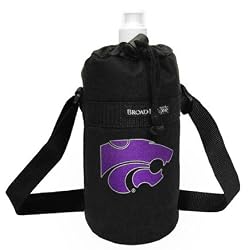 K-State Logo Water Bottle Holder and Bottle Kansas State University Sport Fitness Workout Gifts and Gift Ideas For Man Men Him Her Women Ladies Runners Joggers Sports OFFICIAL NCAA MERCHANDISE Water bottle