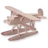 3-D Wooden Water Plane Puzzle