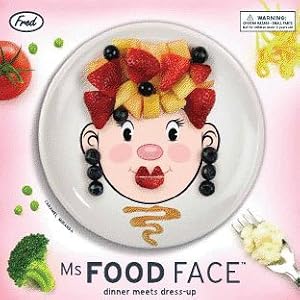 Ms Food Face Dinner Plate