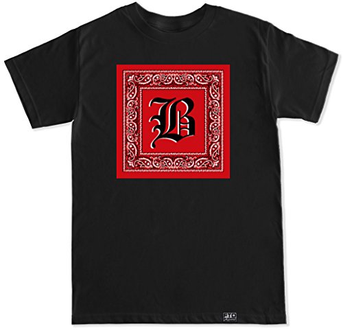 FTD Apparel Men's Red Rag Bandana T Shirt