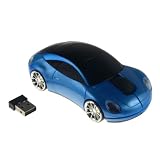 2.4GHz Wireless 3D Car Sharp Optical Mouse Mice Blue