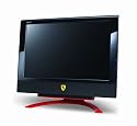 Acer F-20 20 Zoll TFT LCD-Monitor analog/digital DVI (Kontrast 800:1, 8ms Reaktionszeit) schwarz/rot
