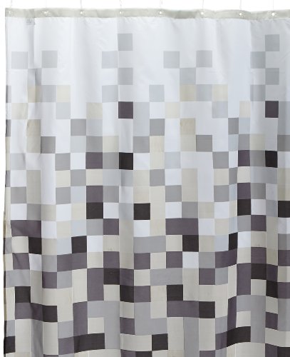 Sealskin Duschvorhang Model Pixel (zwart/black) B x H: 180 cm x 200 cm