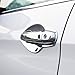 Kust ls3967w Door Exterior Handle Konb Trims Intelligent Style with 3 Keys Holes,Pack of 4 Pieces of Chrome Plating Material Trims Fit for 2015/16 Honda Crv)