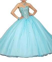 Sweetheart Crystal Crystals Quinceanera Dress 