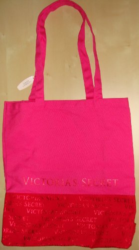 Victoria's Secret Pink & Red Logo Large Tote Bag