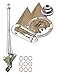 American Shifter 346165 TH350 Shifter (6" E Brake Cable Trim Kit for C8D64)