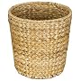 Whitney Design ML-6692 Woven-Banana-Leaf Round-Shaped Waste Bin