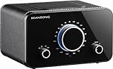Scansonic R2 FM/AM Tabletop Radio schwarz leder