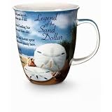 Coastal Beach Legend Sand Dollar Coffee Latte Mug
