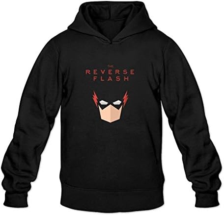 TOPT Men's The Reverse Flash Logo Sweatshirts Black XXL