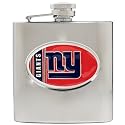 New York Giants 6oz Stainless Steel Flask - Personalized Engraving NFL Football