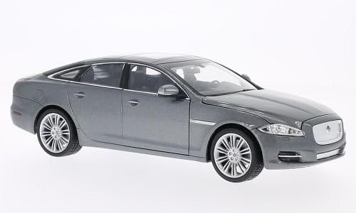 Jaguar XJ, metallic-grey, 2010, Model Car, Ready-made, Welly 1:24