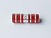 BMX Small Bike Pegs Resilient Aluminum Alloy for Stunts Tricks and More (Red)