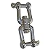 Five Oceans 3/8 in. Anchor Swivel Double Shackle - AISI3616 Stainless Steel FO-472