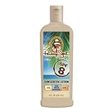 Panama Jack Sunscreen Lotion SPF 8, 8.0-Ounce Bottle (Pack of 3)