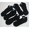 Nike Men's Performance Moisture Wicking Low Cut Socks 6 Pair - Shoe Size: 8-12 - Black