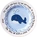 Baby : personalized prayer plate - whale
