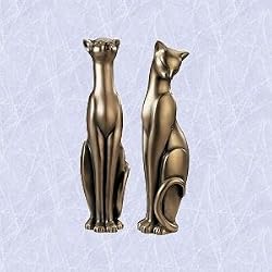 the european Siamese twins cats statues home sculptures