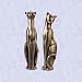 the european Siamese twins cats statues home sculptures