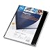 GBC VeloBind Leather Look Premium Presentation Covers, Non-Window, Square Corners, Black, 50 Pieces Per Box (9742230)