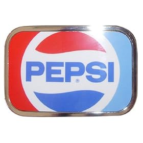 Men's PEPSI Punk Rock Metal Belt Buckle
