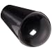 DimcoGray Black Phenolic Ball Tapered Knob Female, Brass Insert: 5/16-18" Thread x 7/16" Depth, 1" Diameter x 1-5/8" Height x 1/2" Hub Dia