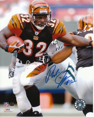 Rudi Johnson signed Cincinnati Bengals 8x10 Photo