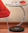 Lumisource Chrome/Glass "C" Table