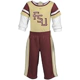 Nike Florida State Seminoles (FSU) Infant Garnet-Gold Creeper & Fleece Sweatpants 2-Piece Gift Set