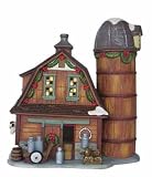 Ace Trading-porcelain P7621 Celebrations Lighted Porcelain Barn and Silo 9